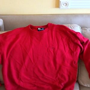 starter red sweater